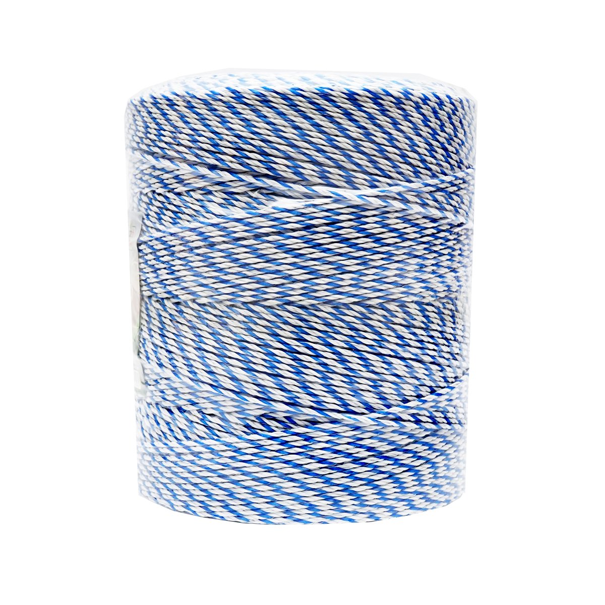 Rola fir alb-albastru 3mm insertie metalica 3x0.2mm SS, rezistenta 7.8 Ohm/m, 1000m gard electric Mezofarm